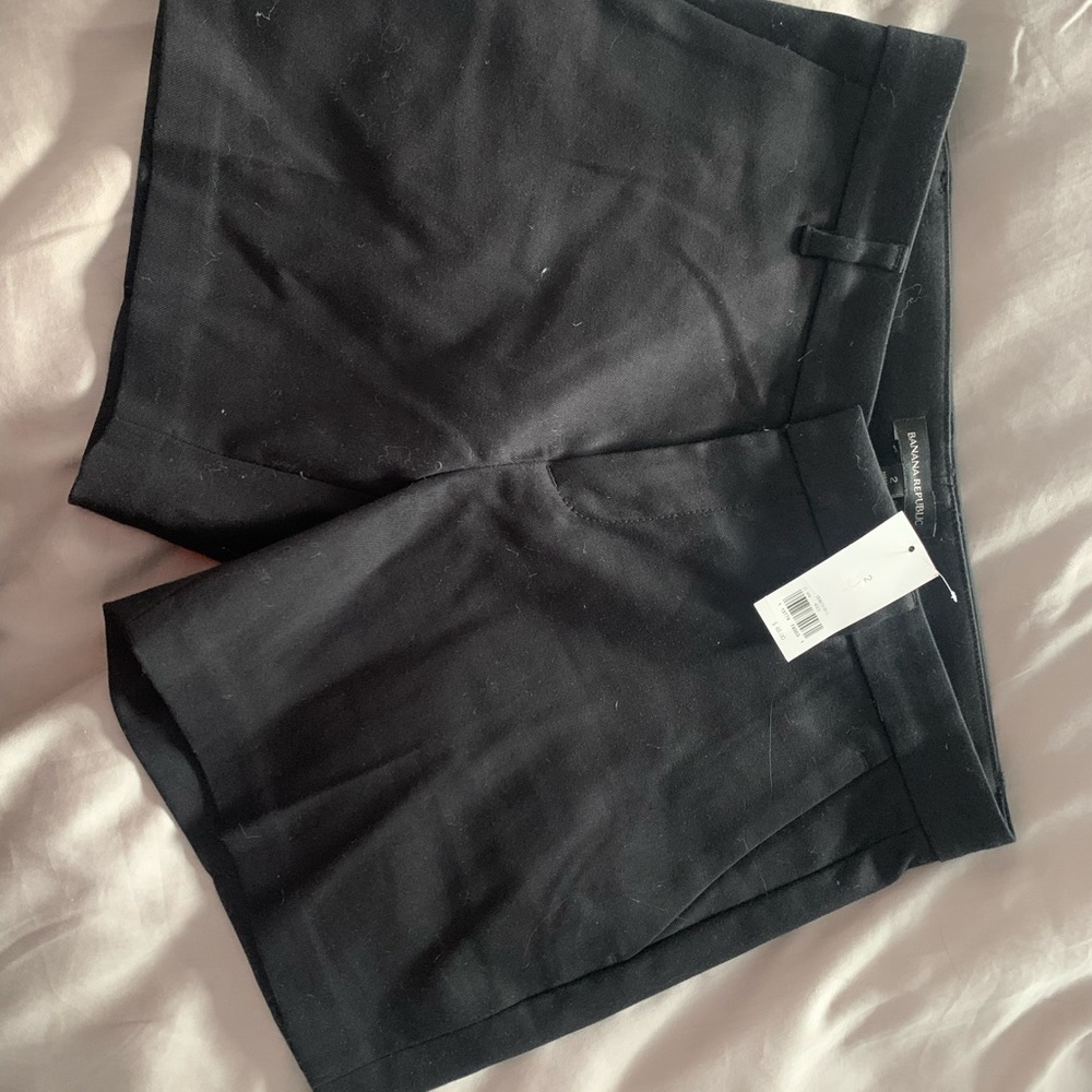 Banana republic black shorts NWT